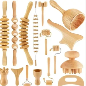 أدوات تدليك خشبية