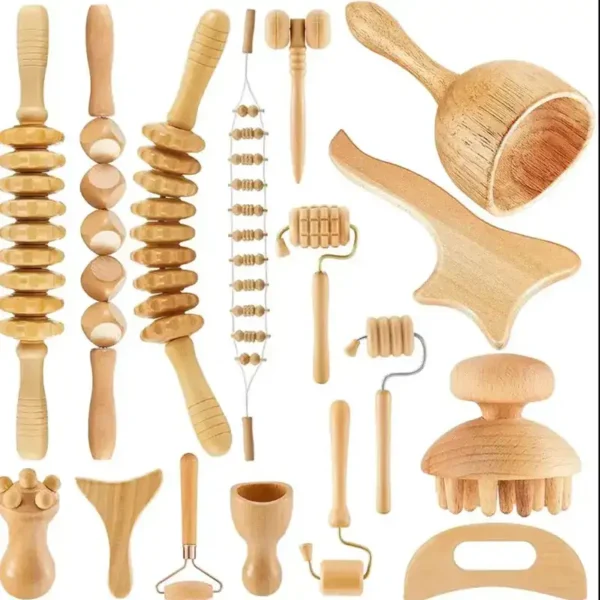 أدوات تدليك خشبية